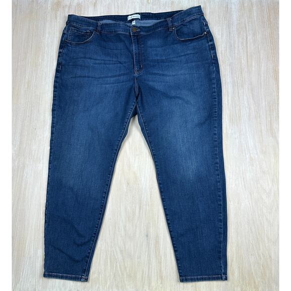 Lane Bryant Flex Magic Waistband Signature Fit Mid Rise Skinny Jeans 28 LONG - Picture 1 of 15